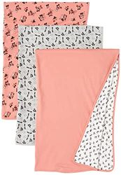 Amazon Essentials Disney | Marvel | Star Wars Unisex Babies' Swaddle Blankets, Pack of 3, 3-pack Mickey Expressions, One Size