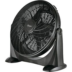 ARDES - AR5A51 Ventilateur de Sol Silencieux 5 PALES SPACE 51 - Ventilateur de Sol Total Black à Inclinaison Verticale et Commande Manuelle - Ventilateur de Sol Ardes 3 Vitesses