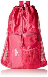 Speedo Unisex Vuxen Deluxe Ventilator Mesh väska, Rosa, En Storlek