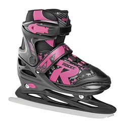 Roces Enfant Jokey Ice 2.0 Girl Patins glace r glables, Noir/fuchsia, 30-33 EU