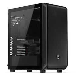 ENDORFY Arx 500 Air, Caja PC ATX, Ventilador de 5x140 mm Incluido, Panel Lateral de Cristal Templado, Alta compatibilidad con Varios componentes de PC, EY2A010