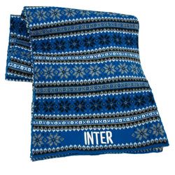 INTER Scarf JACQUARD 153485, Svart, one size