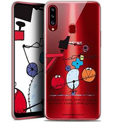 Caseink fodral för Samsung Galaxy A20s (6.5) [officiell licenssamlare Shadoks® Design Varför gör enkel - mjuk - ultratunn]