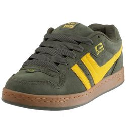 Globe Finale, Scarpe da Skateboard Uomo, Verde Giallo, 48 EU