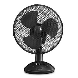 TROTEC Tafelventilator TVE 8 met 30 watt vermogen, automatische 90°-oscillatie met uitschakelmogelijkheid, 2 Snelheden