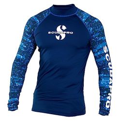 SCUBAPRO Herr UPF 50 Rash Guard, Långärmad Rash Guard