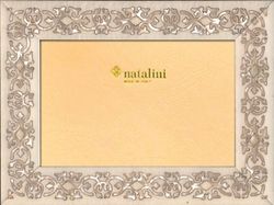 Natalini Marquesi fotoram tillverkad i Italien, tulpanträ, vit, 10 cm x 15 cm