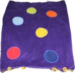 Sensory Bambini - Morbida coperta da passeggino convertibile in coprigambe o tappetino da gioco