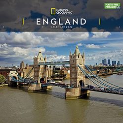 National Geographic England 2022 – 12-Monatskalender: Original Carousel-Kalender [Mehrsprachig] [Kalender] (Wall-Kalender)
