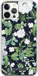 ERT GROUP mobiltelefonfodral för Iphone 12/12 PRO originalt och officiellt licensierat Babaco mönster Flowers 034 optimalt anpassad till formen på mobiltelefonen, fodral tillverkad av TPU-plast
