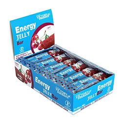 Weider Energy Jelly Bar Cherry. 32g x 24 Bars Provide Vitamins, Minerals and Beet Juice. Without Gluten - 24 Count