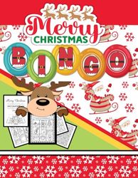 Merry Christmas Bingo Game: Cut and Color Picture Game; Fun for All Ages