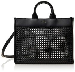 BOSS Sandy Tote SPU, Bolso de mano Mujer, Black, One Size