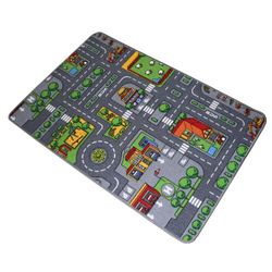 Meubinex 52028102 City - Alfombra de Juegos (80 x 120 cm), diseño de Ciudad