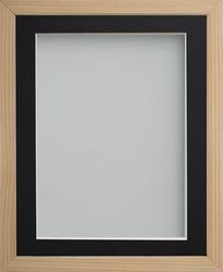 Frame Company Webber Beech with Black Mount, 20x16 for 15x10 inch