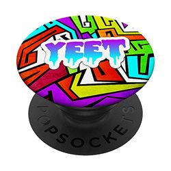 PopSockets Cool Drip Graffiti Yeet PopSockets PopGrip: Swappable Grip for Phones & Tablets