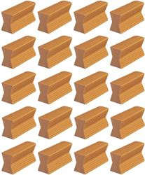 cyclingcolors 20x zoccolo di montaggio 22mm telaio porta finestra bovindo montaggio mobili da cucina marrone