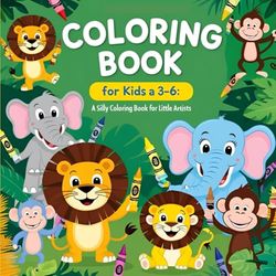The Great Crayon Safari: Wild Animals to Color!: Color the World Your Way | Kids Coloring book age 3 -6