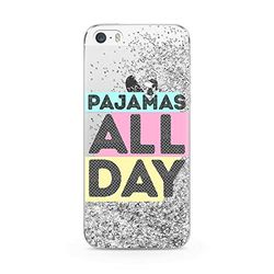 ERT GROUP Oryginalne i oficjalnie licencjonowane etui Snoopy Liquid Glitter do iPhone 5/5S/SE optymalnie dopasowane do kształtu smartfona, etui ochronne z efektem brokatu overflow