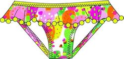 Tuc Tuc FUNCACTUS Bikini broekje, geel, 9 m