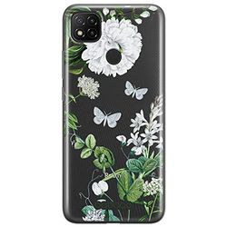 ERT GROUP mobiltelefonfodral för Xiaomi REDMI 9C originalt och officiellt licensierat Babaco mönster Flowers 030 optimalt anpassad till formen på mobiltelefonen, gedeeltelijk transparant