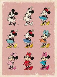 Disney Junior retro evolution 60 x 80 cm kanvastryck flerfärgad, 60 x 80 cm