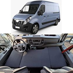 BREMER SITZBEZÜGE Camper Bed Children's Cab Bed Compatible with Vauxhall Movano B from 2010 Motorhome Accessories Motorhome Bed Camping Camper Accessories