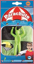 GÜNTHER FLUGSPIELE 1171 - Parachute, parachute à lancer, diamètre env. 46 cm, couleurs assorties, idéal comme cadeau pour s'amuser comme un fou