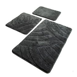 Set mat set (3-delig) rook rechthoekig