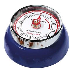 Zassenhaus Speed 071832 - Temporizador de cocina (metal, 7 x 7 x 3 cm), color azul marino