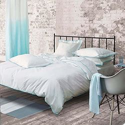 Housse de couette unie en percale de coton, Astor