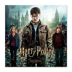 Grupo Erik Calendario Harry Potter 2023 - Calendario 2023 pared con certificado FSC - Calendario mensual 30x30cm - Producto con licencia oficial