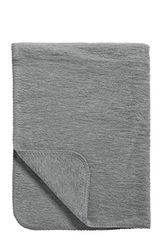 Meyco Baby Uni babyfilt large (100% bomull, extra mjuk & snabbtorkande, sommar & vinter, Made in Germany, babytillbehör, 100 x 150 cm), Grå