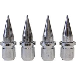 Dynavox Set di 4 punte cromate