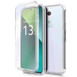 Coque Cool en Silicone 3D pour Xiaomi Redmi Note 13 Pro, 5G (Transparente Avant + arrière)