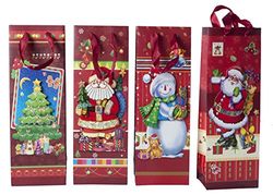 Christmas Gifts 52357 - Sacchetto Regalo con Motivo Natalizio, 12 x 8,3 x 37 cm, 1 Pezzo (Assortito)
