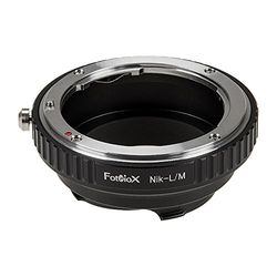 Fotodiox Anello Adattatore per Nikon Obiettivo a Fotocamera Leica M, Leica M3, Leica M-Monochrome, M8.2, M9, M9-P, M10 e Ricoh GXR Mount