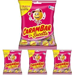 Carambar Bonbon Sucettes Caramel 84 g (Lot de 4)