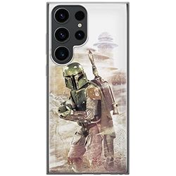 ERT GROUP mobile phone case for Samsung S23 ULTRA original and officially Licensed Star Wars pattern Boba Fett 001 optimally adapted to the shape of the mobile phone, case made of TPU