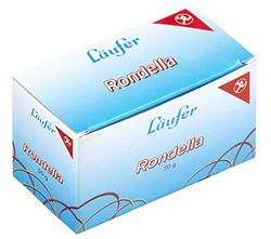 Läufer 50645 élastiques Rondella No. 13, diamètre 85 mm, carton de 50g, rouge, particulièrement durable