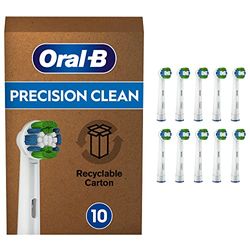 Oral-B Precision Clean Brossette, Lot de 10, Expédié dans un carton recyclable non imprimé, adapté à la boîte aux lettres