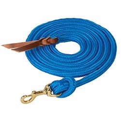 Weaver Leather Licol Original rembourré Non réglable, Bleu Moyen, 5/8" x 10 pi