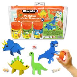 Cléopâtre Astuccio Creativo Dinosauro, Multicolore, 25x15cm