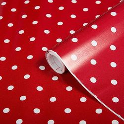 d-c-fix vinil adesivo móveis Petersen vermelho colorido autocolante impermeável decorativo para cozinha, armário, porta, mesa papel de parede forrar rolo lâminas 45 cm x 2 m