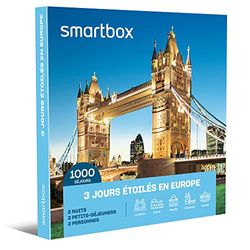 SMARTBOX - Coffret Cadeau Couple - Idée cadeau original : Séjour de 3 jours en Europe pour deux en hôtels étoilés d'exception