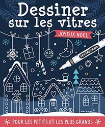 Dessiner sur les vitres Noël: Avec 1 feutre