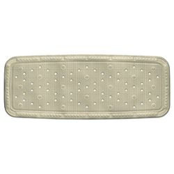 Kela Bath tub Inlay Kreta of Plastic in Beige, 36 x 92 x 0.6 cm
