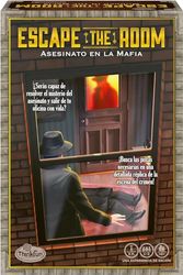 ThinkFun - Escape The Room: Asesinato en la Mafia, Juego de Lógica e Investigación, Juego de Mesa para Niños y Adultos, 1-3 Jugadores, Edad 14+ Años