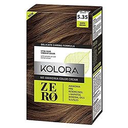 KOLORA ZERO 5.35 TINTURA PER CAPELLI AMMONIA MARRONE TERRA