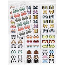 Creativ Company 28933 papel Assorted Colours – Adhesivo decorativo – pegatinas decorativas (papel, Assorted Colours, 75 mm, 150 mm, 10 hojas)
